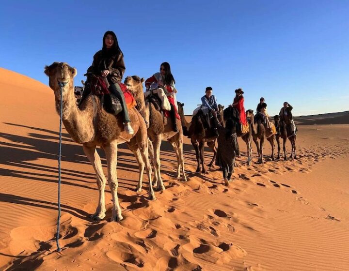 3 Days Sahara desert tour from Ouarzazate to Merzouga and Erg Chebbi Sand dunes.