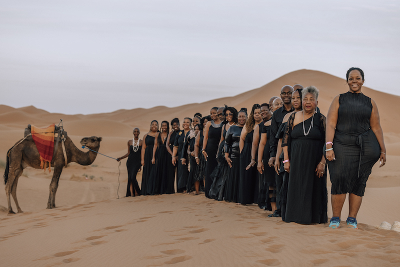 Black Americans traveling to Morocco